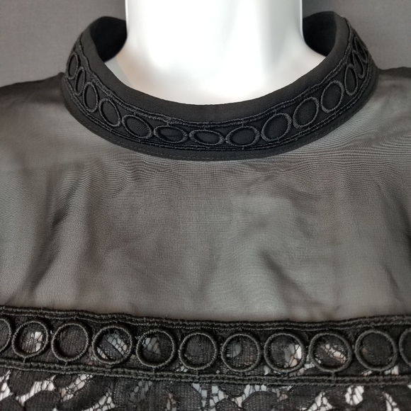 BOLD elements Long Sleeve Sheer Blouse - Picture 7 of 12